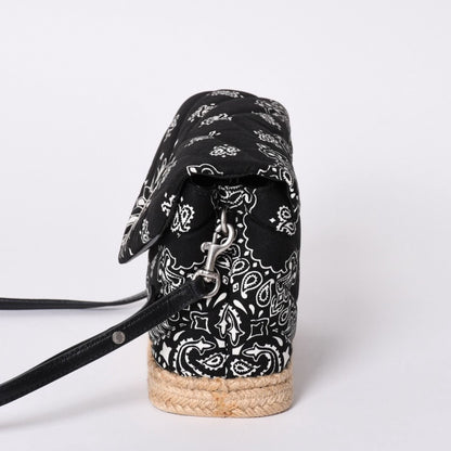 Saint Laurent Toy Loulou Shoulder Bag Paisley Pattern Chevron Quilted YSL Logo — view 4
