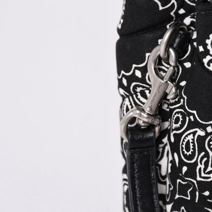 Saint Laurent Toy Loulou Shoulder Bag Paisley Pattern Chevron Quilted YSL Logo — view 5