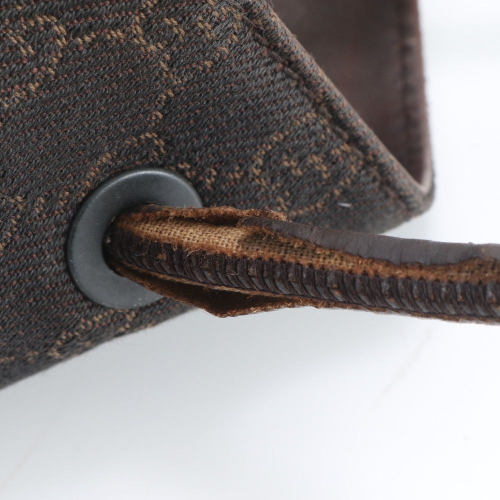 Gucci GG Canvas Leather Shoulder Bag Hand Brown Ree — view 8