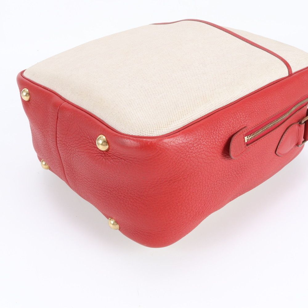 Hermes Victoria Toilet Ash Leather Shoulder Bag Crossbody Ree — view 5