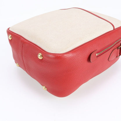 Hermes Victoria Toilet Ash Leather Shoulder Bag Crossbody Ree — view 5