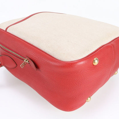 Hermes Victoria Toilet Ash Leather Shoulder Bag Crossbody Ree — view 4