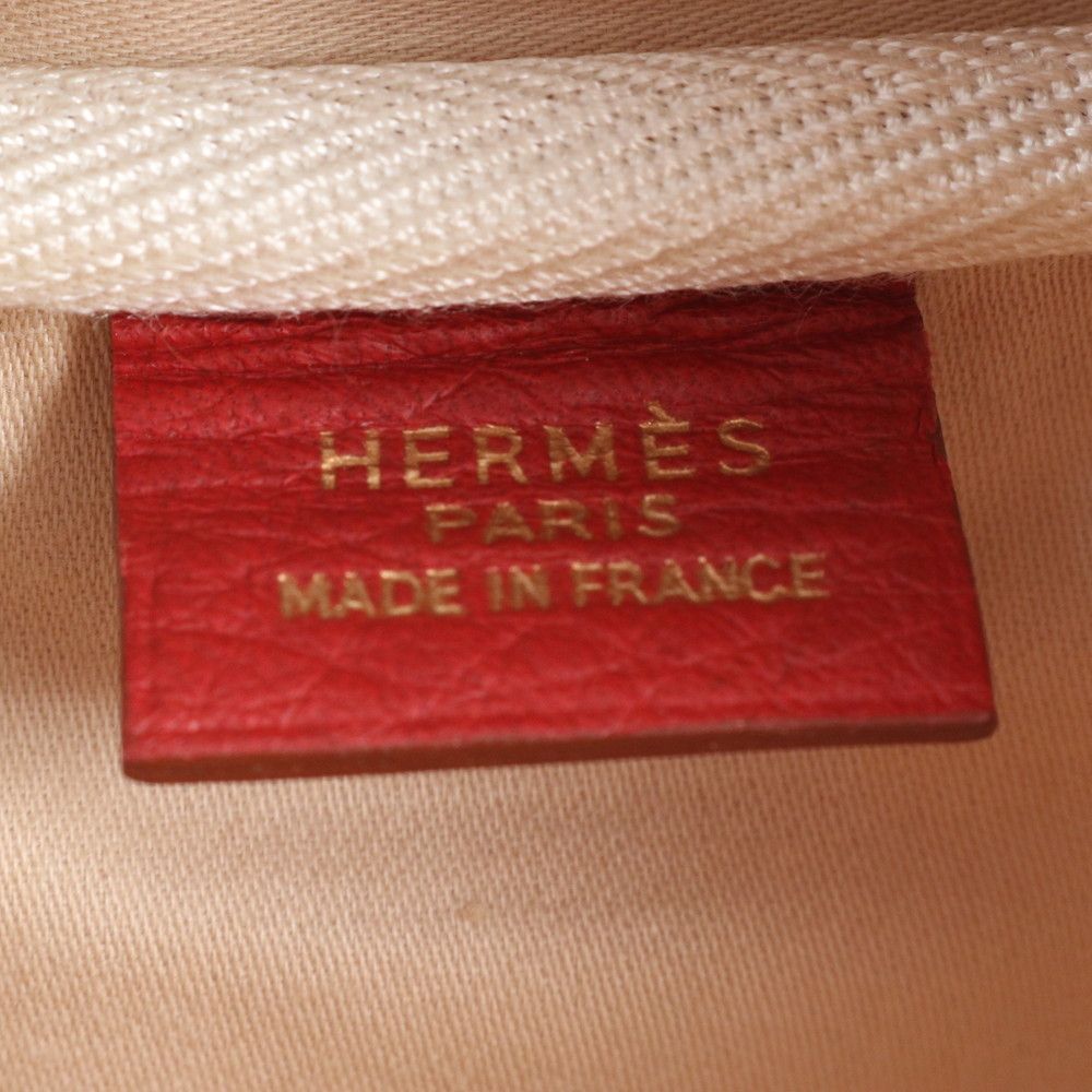 Hermes Victoria Toilet Ash Leather Shoulder Bag Crossbody Ree — view 8