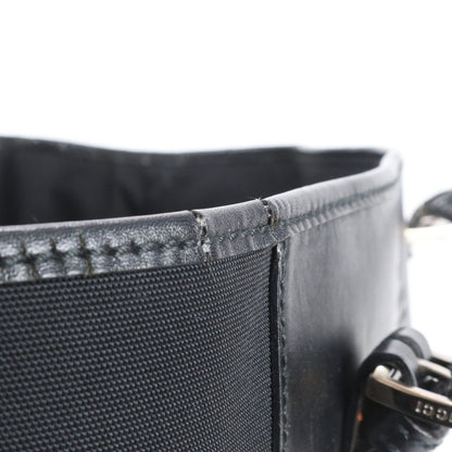 Gucci Leather Tote Shoulder Business Document Black Ree — view 9