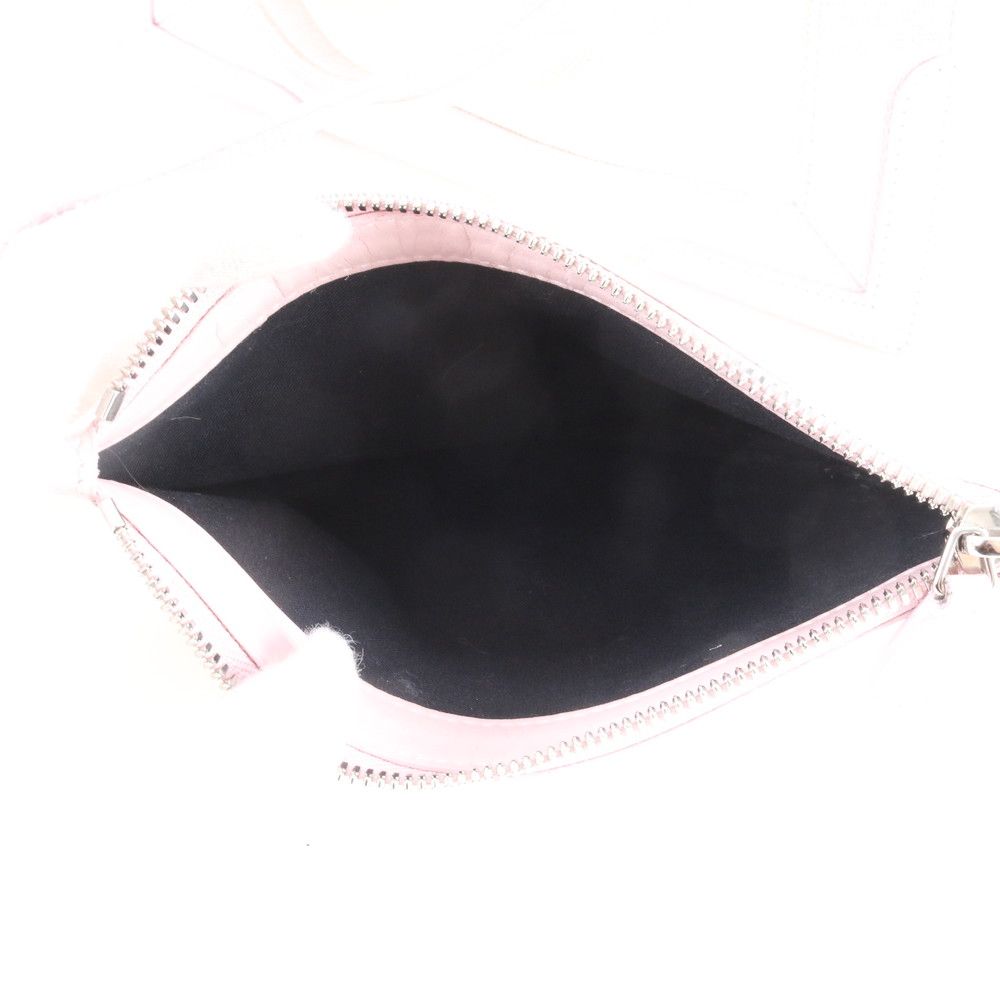 Balenciaga Pouch Navy Cabas Leather Tote Shoulder Hand Ree — view 9