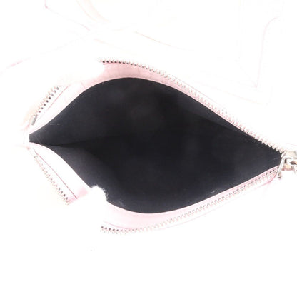 Balenciaga Pouch Navy Cabas Leather Tote Shoulder Hand Ree — view 9