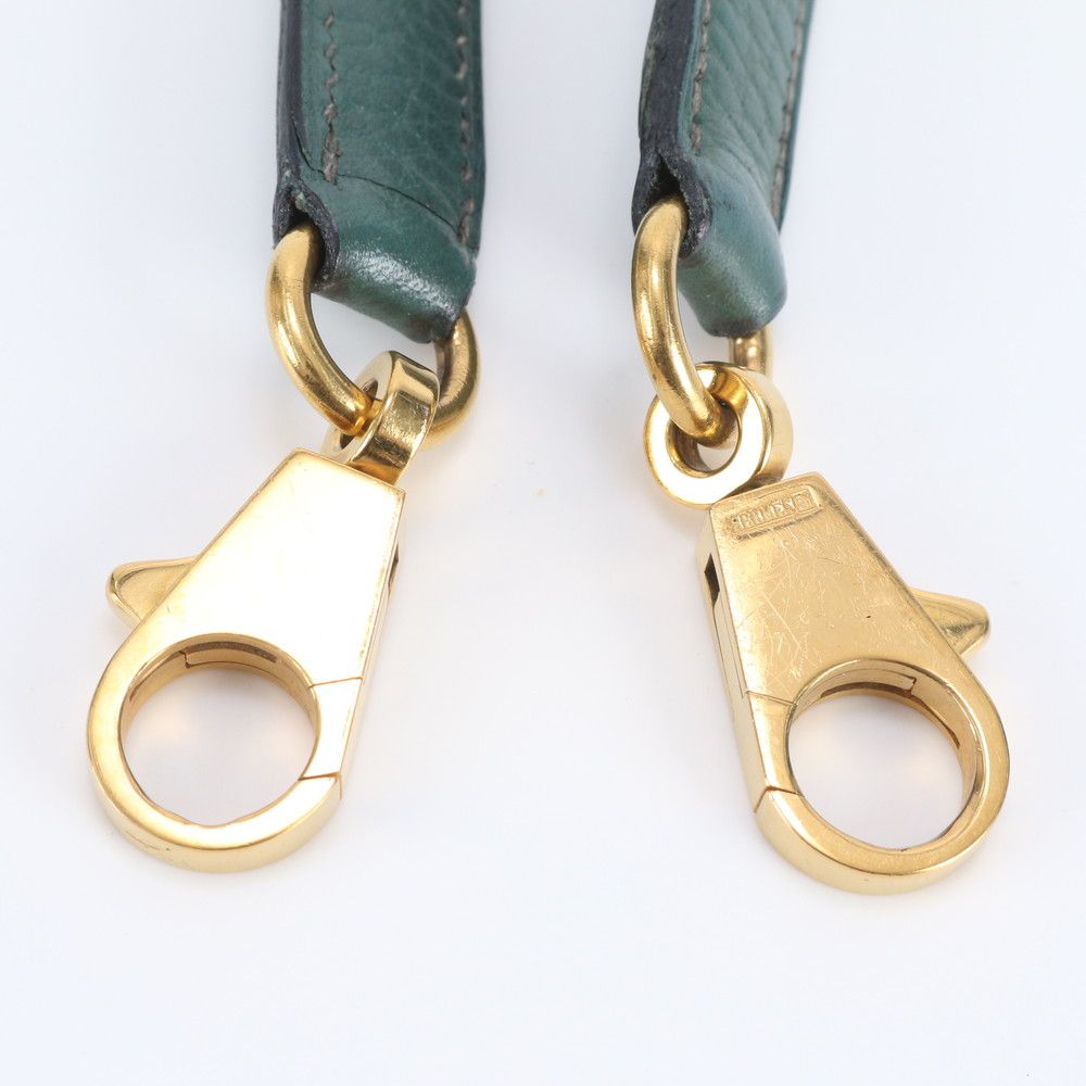 Hermes Bolide Leather Shoulder Strap Bag Gold Ree — view 6