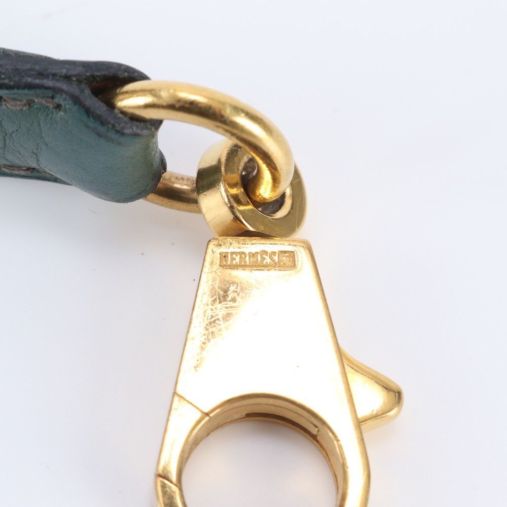 Hermes Bolide Leather Shoulder Strap Bag Gold Ree — view 7