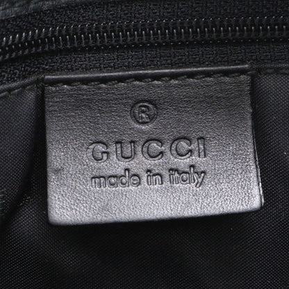 Gucci GG Canvas 002 Leather Tote Shoulder Hand Black Ree — view 8