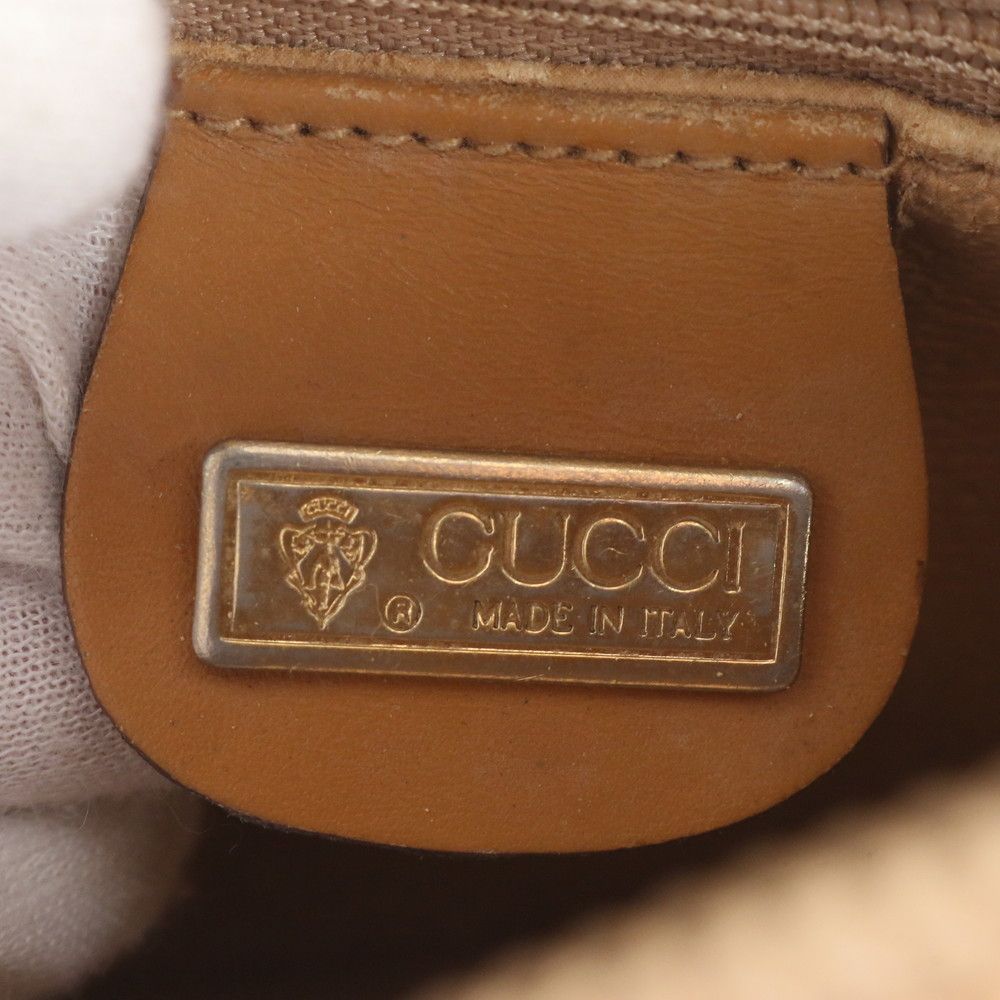 Gucci Vintage Micro GG Mini Boston 000 58 Leather Handbag Tote Ree — view 9
