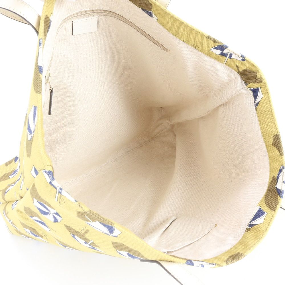Gucci Parasol Motif Leather Tote Shoulder Hand Ree — view 7
