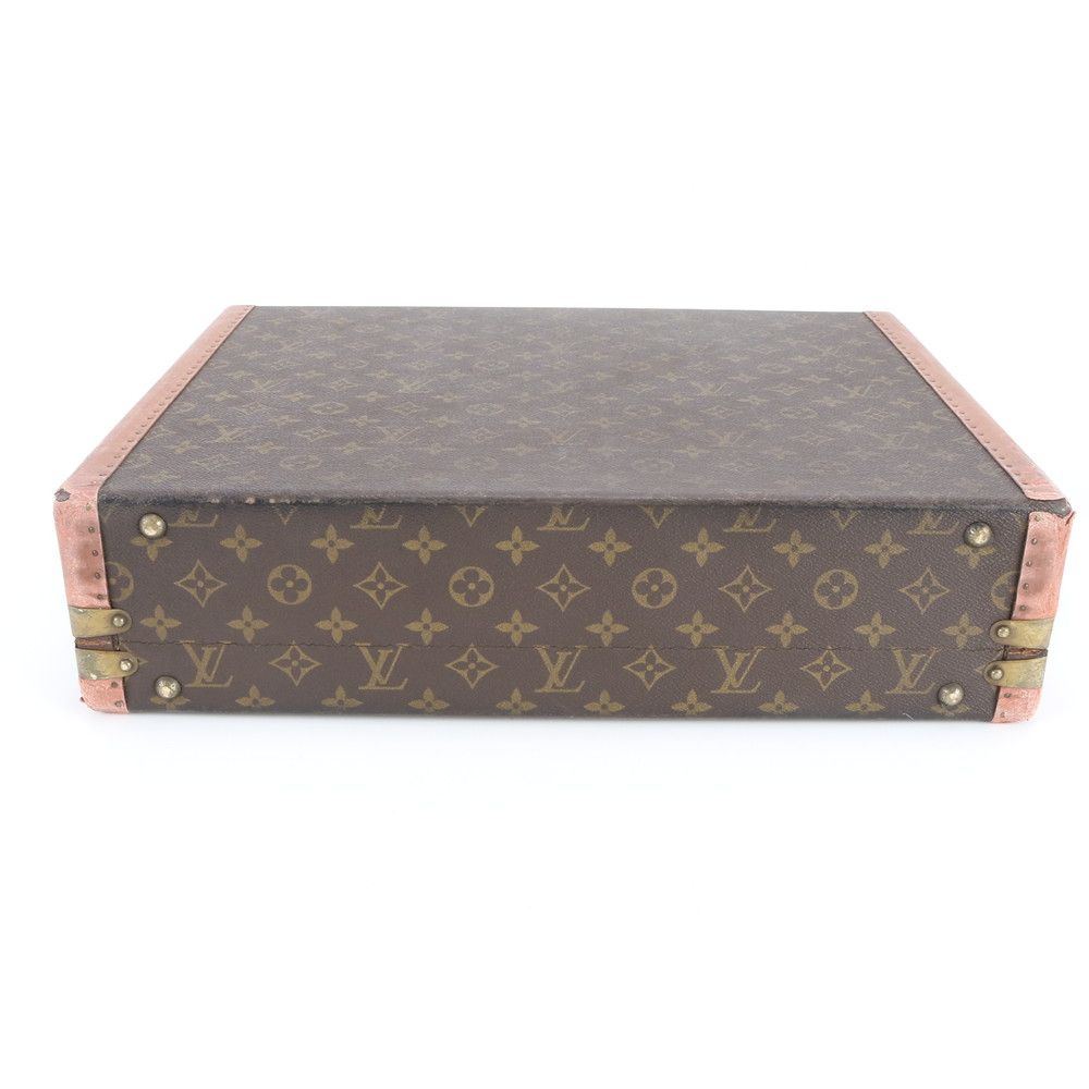 Louis Vuitton Monogram President Clasol Leather Trunk Hard Case Travel Business — view 6