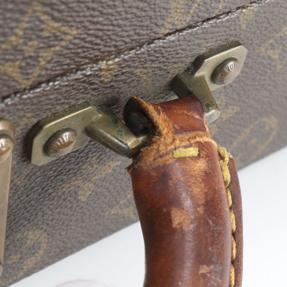 Louis Vuitton Monogram President Clasol Leather Trunk Hard Case Travel Business — view 8