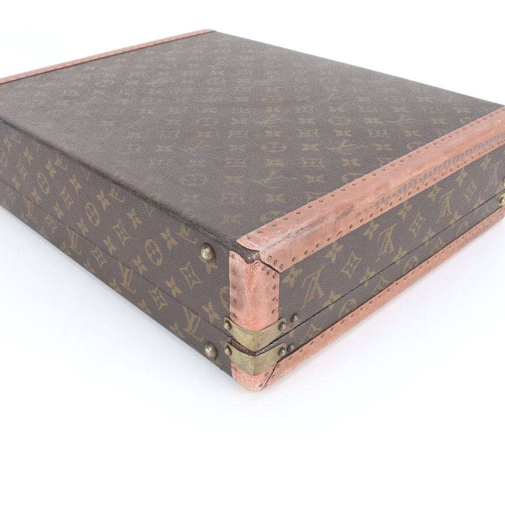 Louis Vuitton Monogram President Clasol Leather Trunk Hard Case Travel Business — view 5