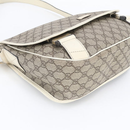 Gucci GG Supreme Leather Shoulder Bag Crossbody Ree — view 4