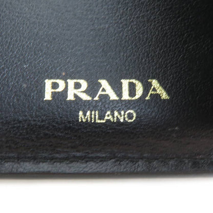 Prada Trifold Wallet Black — view 8