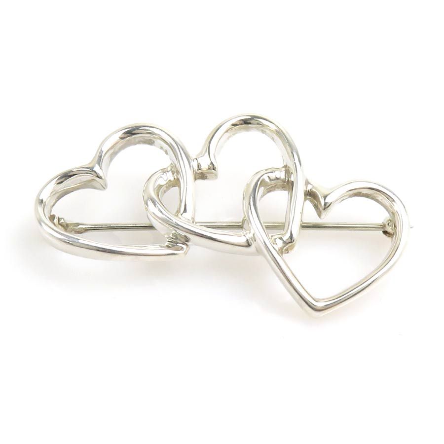 Tiffany & Co Brooch Triple Heart