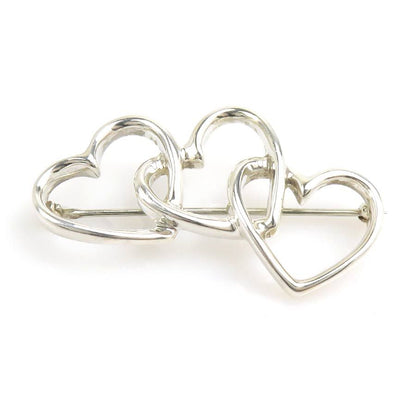 Tiffany & Co Brooch Triple Heart