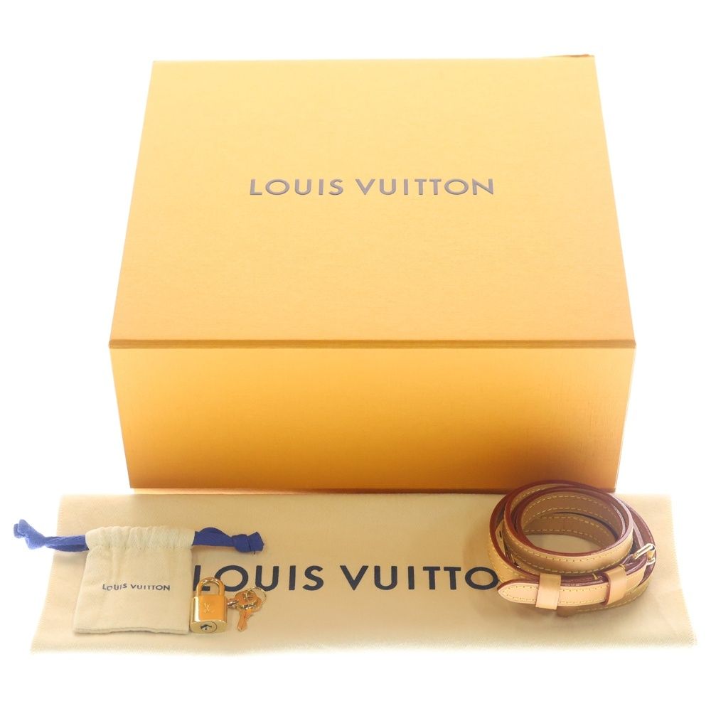 Louis Vuitton Speedy Bandouliere 20 Monogram Dune Leather 2-Way Bag Gold Ivory — view 6