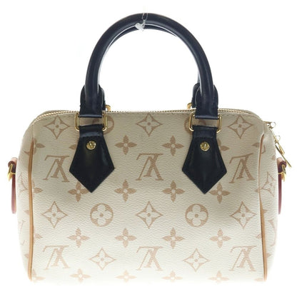 Louis Vuitton Speedy Bandouliere 20 Monogram Dune Leather 2-Way Bag Gold Ivory — view 2