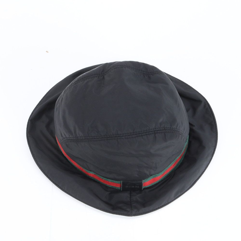 Gucci Sherry Line Bucket Hat L Hat Leather Nylon Rnm — view 5