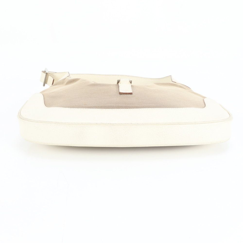 Gucci Jackie 001 Leather Shoulder Bag Silver Ree — view 5