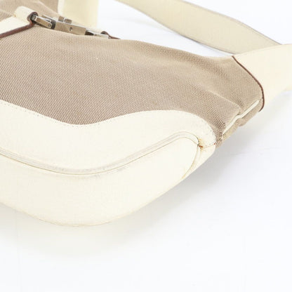 Gucci Jackie 001 Leather Shoulder Bag Silver Ree — view 4