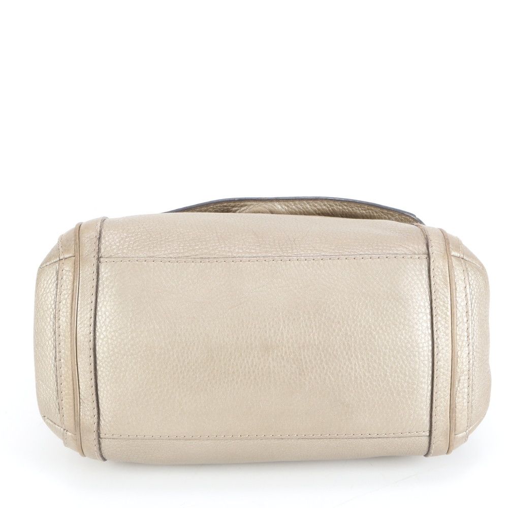 Gucci Bella Ribbon Bamboo Tassel Leather Shoulder Bag Gold Mee — view 5