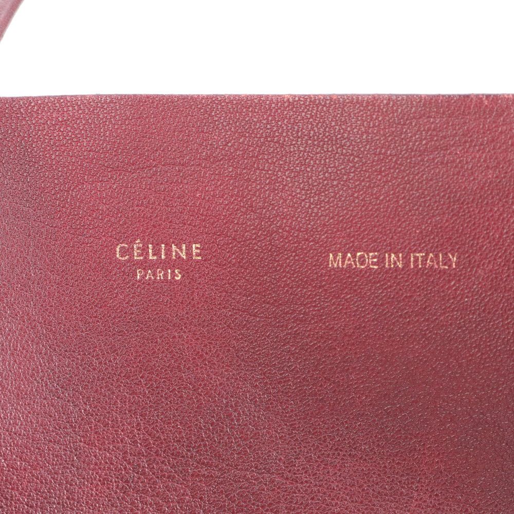 Celine Horizontal Cabas Leather Tote Shoulder Hand Rem — view 8