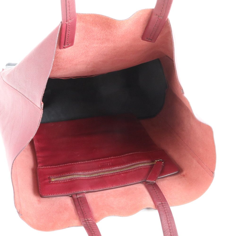Celine Horizontal Cabas Leather Tote Shoulder Hand Rem — view 7