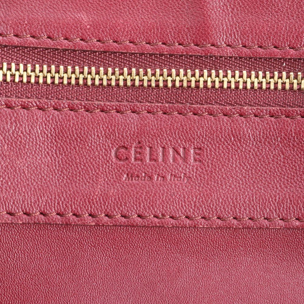 Celine Horizontal Cabas Leather Tote Shoulder Hand Rem — view 9