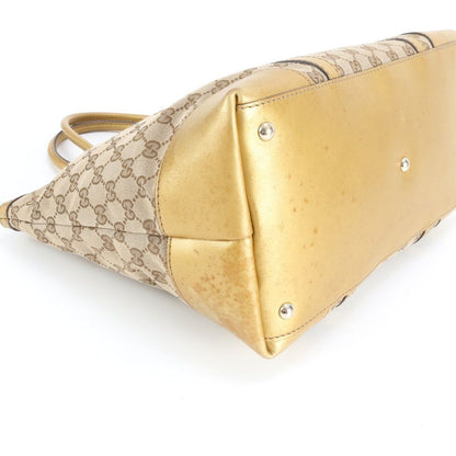 Gucci GG Canvas Bree Leather Tote Shoulder Hand — view 4