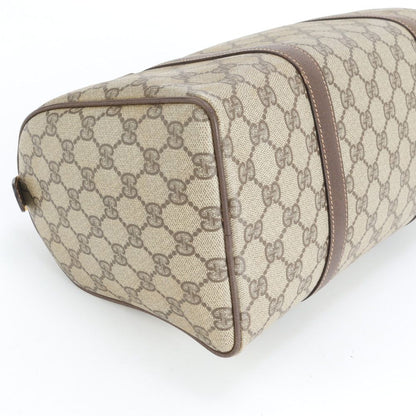 Gucci GG Supreme Leather Handbag Tote Brown Rbm — view 4