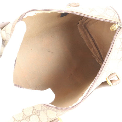 Gucci GG Supreme Leather Handbag Tote Brown Rbm — view 7