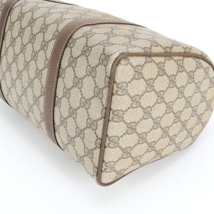 Gucci GG Supreme Leather Handbag Tote Brown Rbm — view 5
