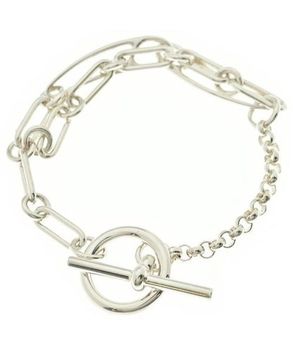 Hermes Bracelet Bangle Silver — view 3