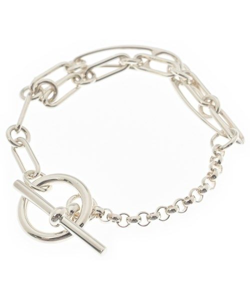 Hermes Bracelet Bangle Silver
