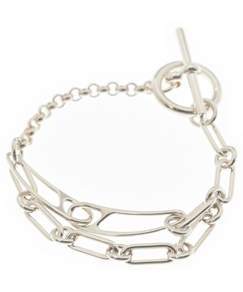 Hermes Bracelet Bangle Silver — view 2