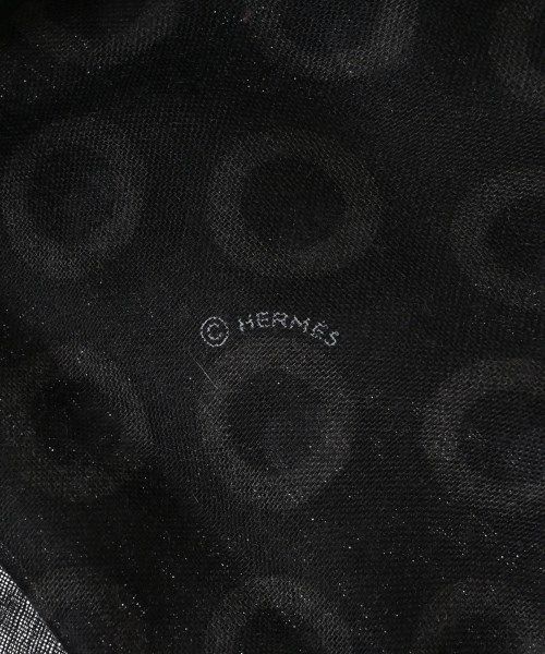 Hermes Bandana Scarf Black — view 4