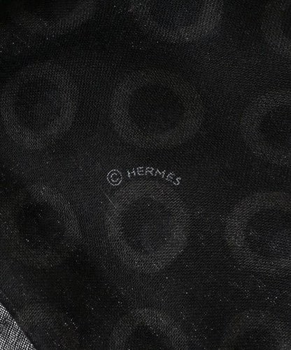Hermes Bandana Scarf Black — view 4