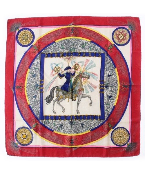 Hermes Bandana Scarf Red