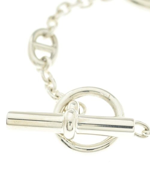 Hermes Bracelet Bangle Silver — view 6
