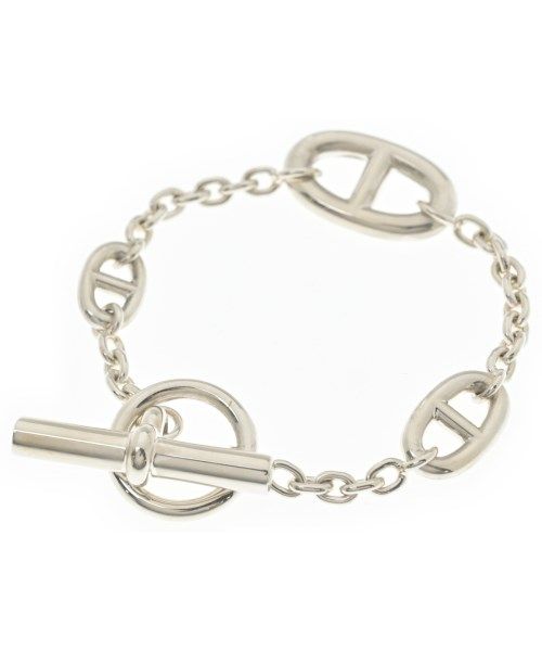 Hermes Bracelet Bangle Silver