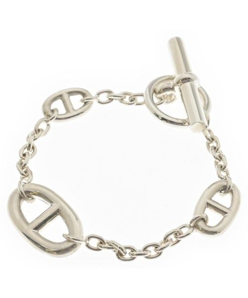 Hermes Bracelet Bangle Silver — view 2