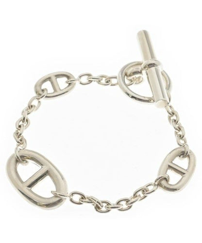 Hermes Bracelet Bangle Silver — view 2