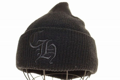Chrome Hearts CH Logo Embroidery Beanie Black CH Knit Hat