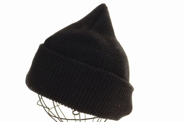 Chrome Hearts CH Logo Embroidery Beanie Black CH Knit Hat — view 3