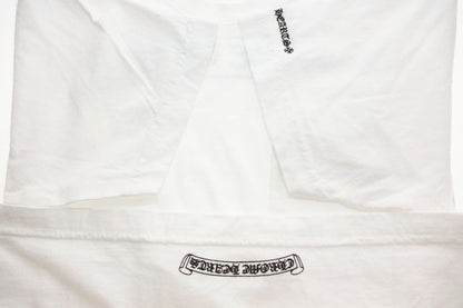 Chrome Hearts Scroll Label S Tee White S T-Shirt Short Sleeve — view 4