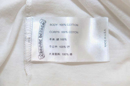 Chrome Hearts Scroll Label S Tee White S T-Shirt Short Sleeve — view 7