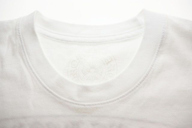 Chrome Hearts Scroll Label S Tee White S T-Shirt Short Sleeve — view 6